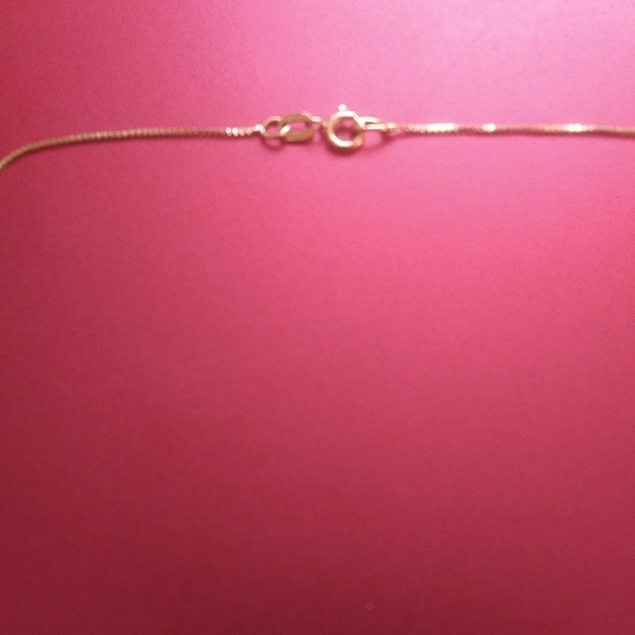 SOLD.14k GOLD Braided Chain Necklace - Picture 2 of 4